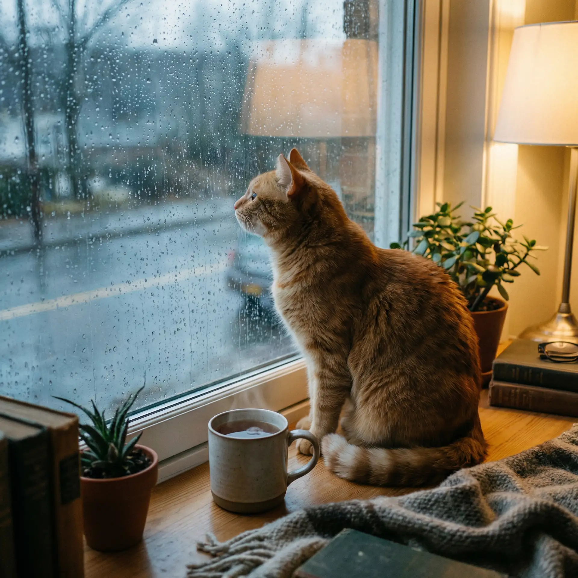 猫咪望着窗外的雨 - 今生有你电视剧免费观看全集
